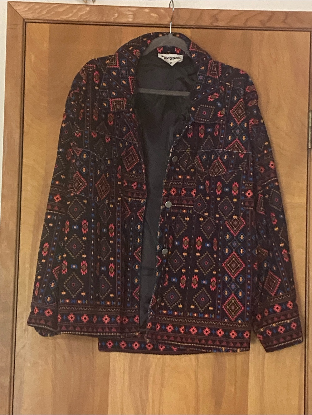 Savanna Jane Multicolor Embroidered Velvet Blazer